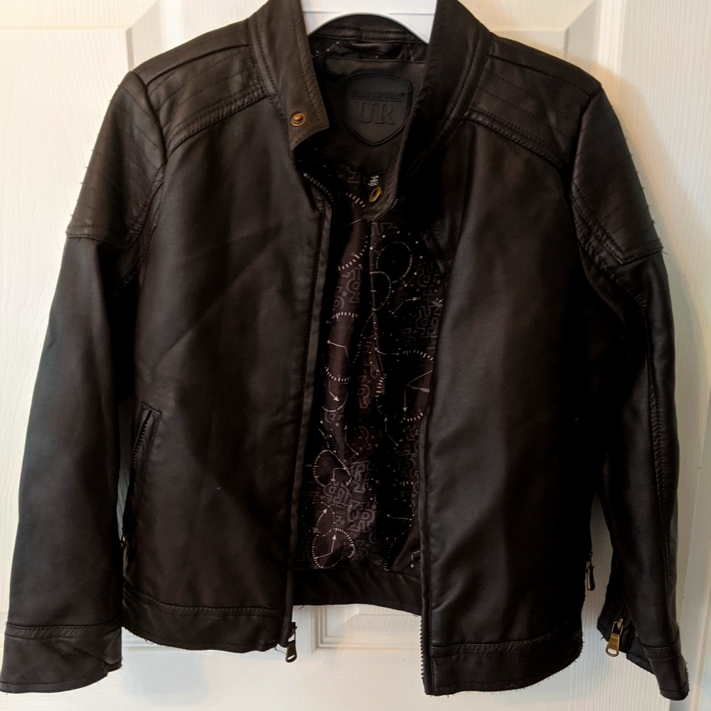 Faux leather jacket